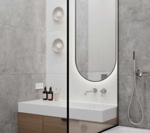 Керамогранит Ceradim Strato Chiarо светло-серый матовый рект. (60х119,5) арт. CR6012G0491R